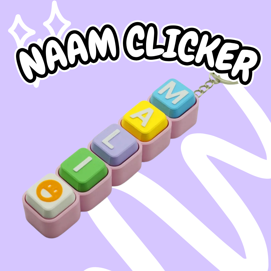 Clicker met je eigen naam